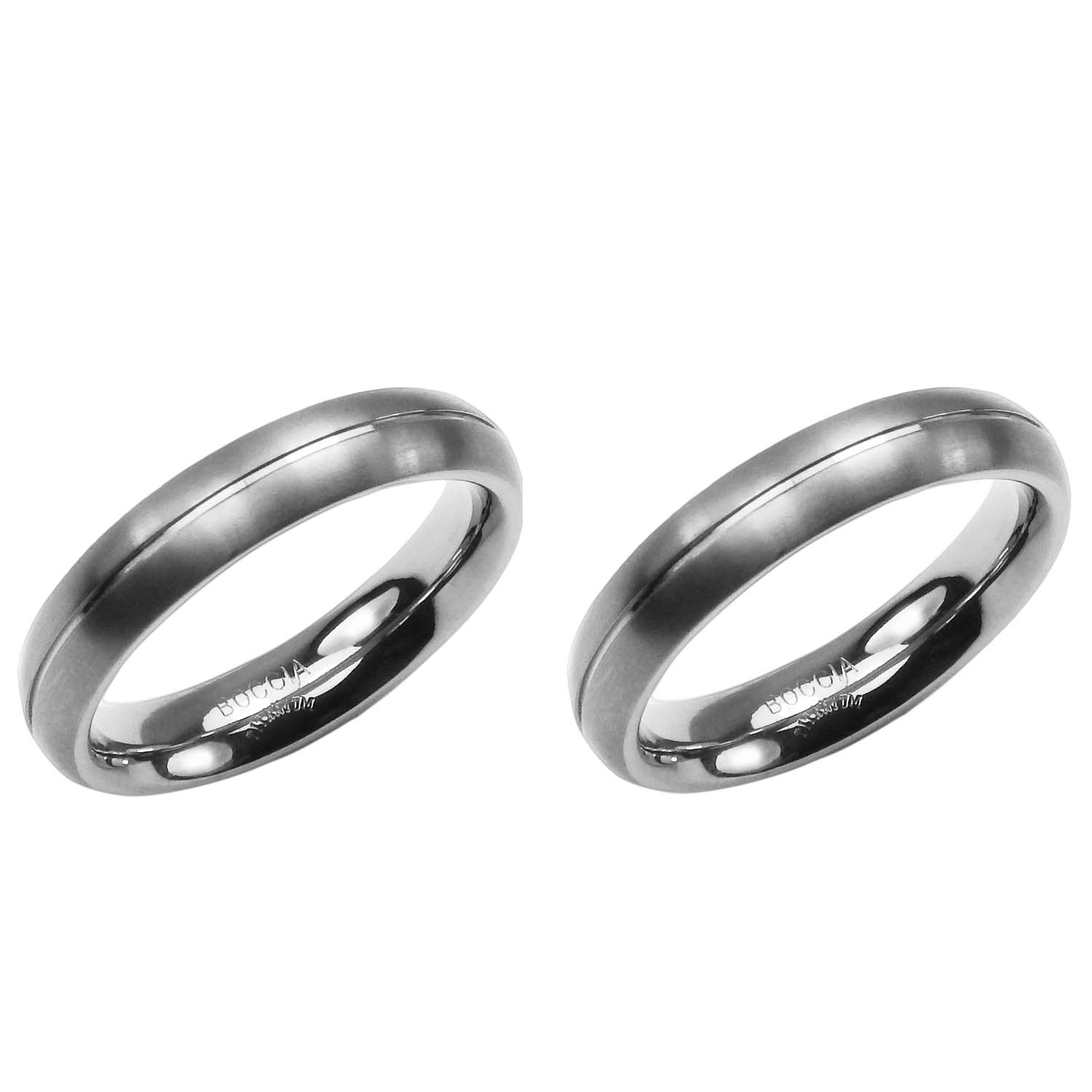 Boccia nickelfreie Trauringe Titan Partnerringe Eheringe