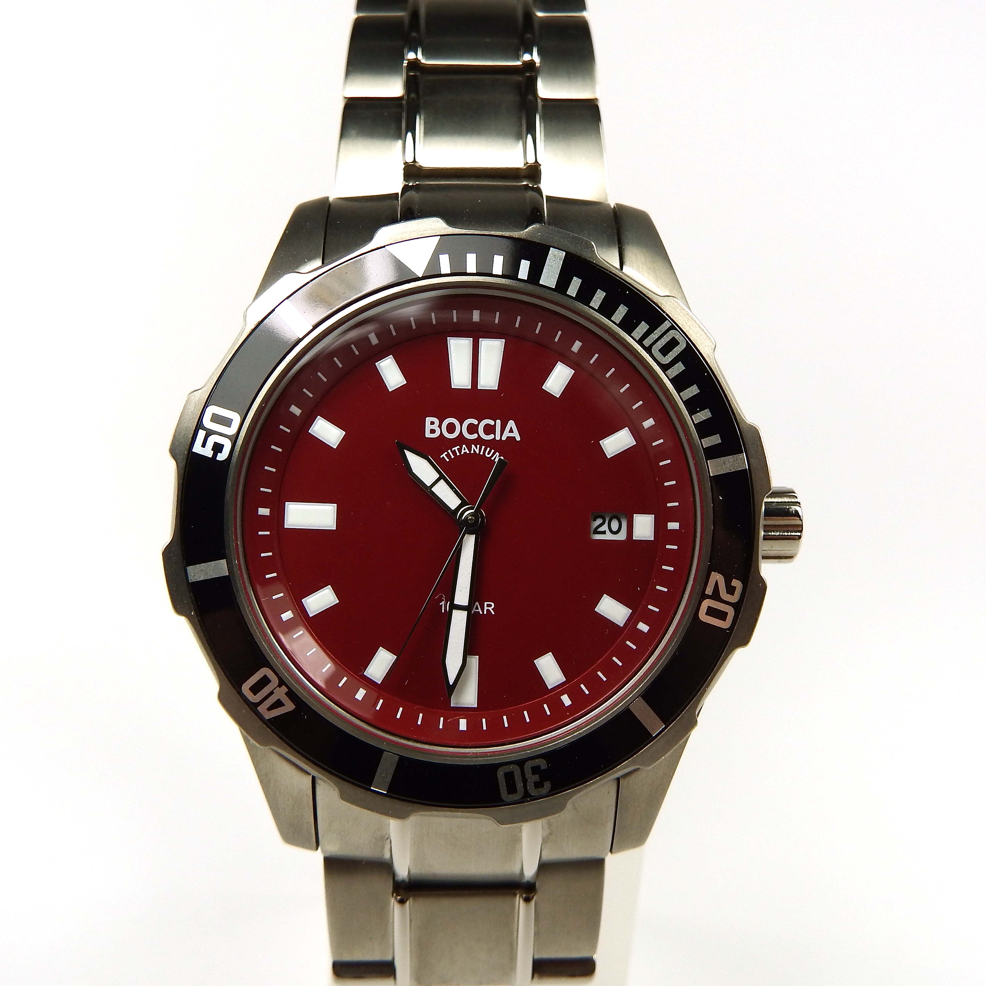 Nickelfreie Boccia Titanium Herrenuhr Quartz