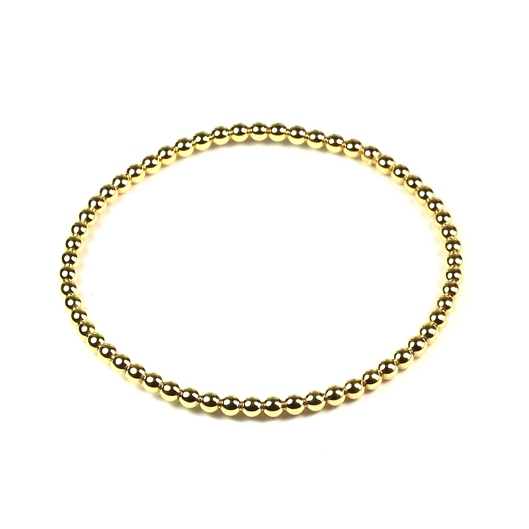 Kugelarmband Silber goldplattiert Armband mit Kügelchen