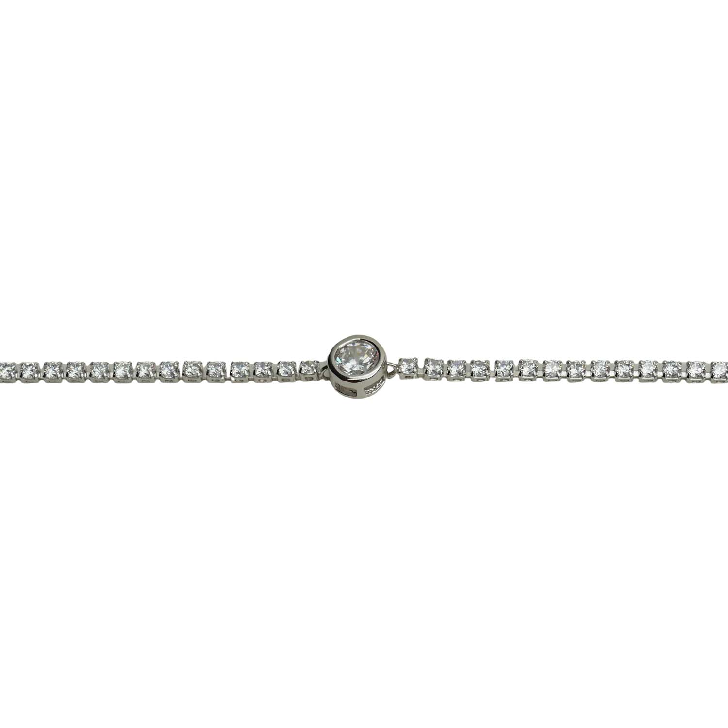 Tennisband Armband für Damen aus Sterlingsilber mit Zirkonia