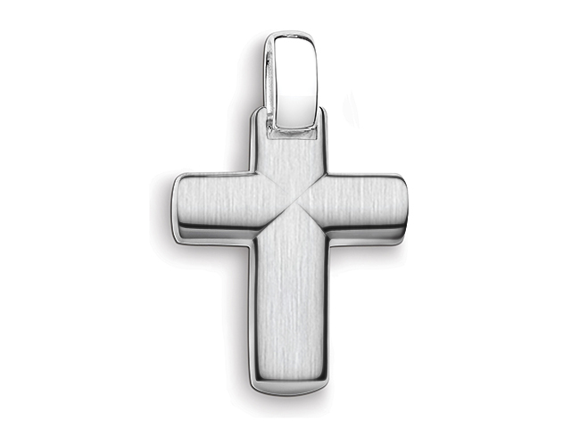 Quinn Kreuz Sterlingsilber matt Silberkreuz