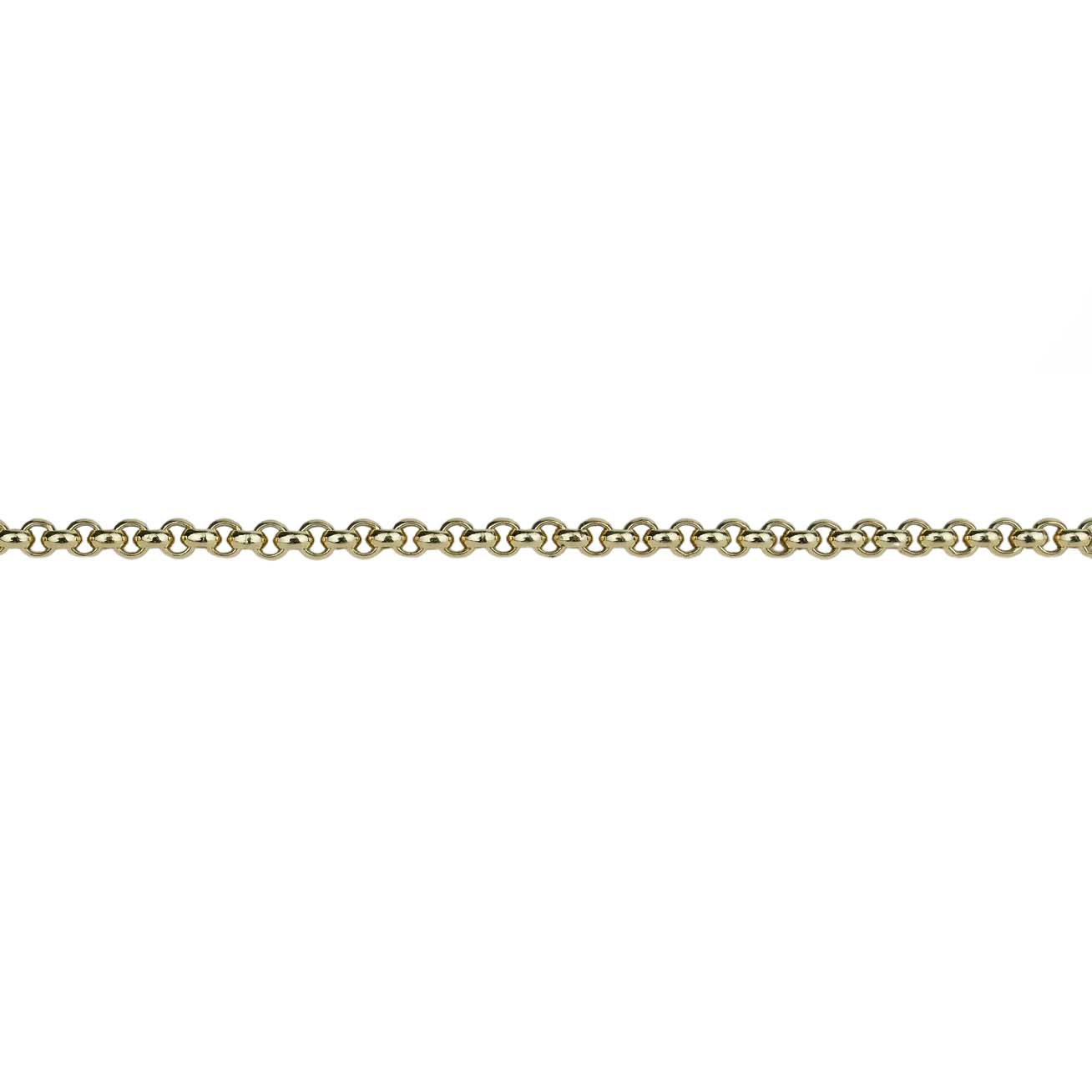 Massives Armband Gelbgold 585/000 Erbsmuster