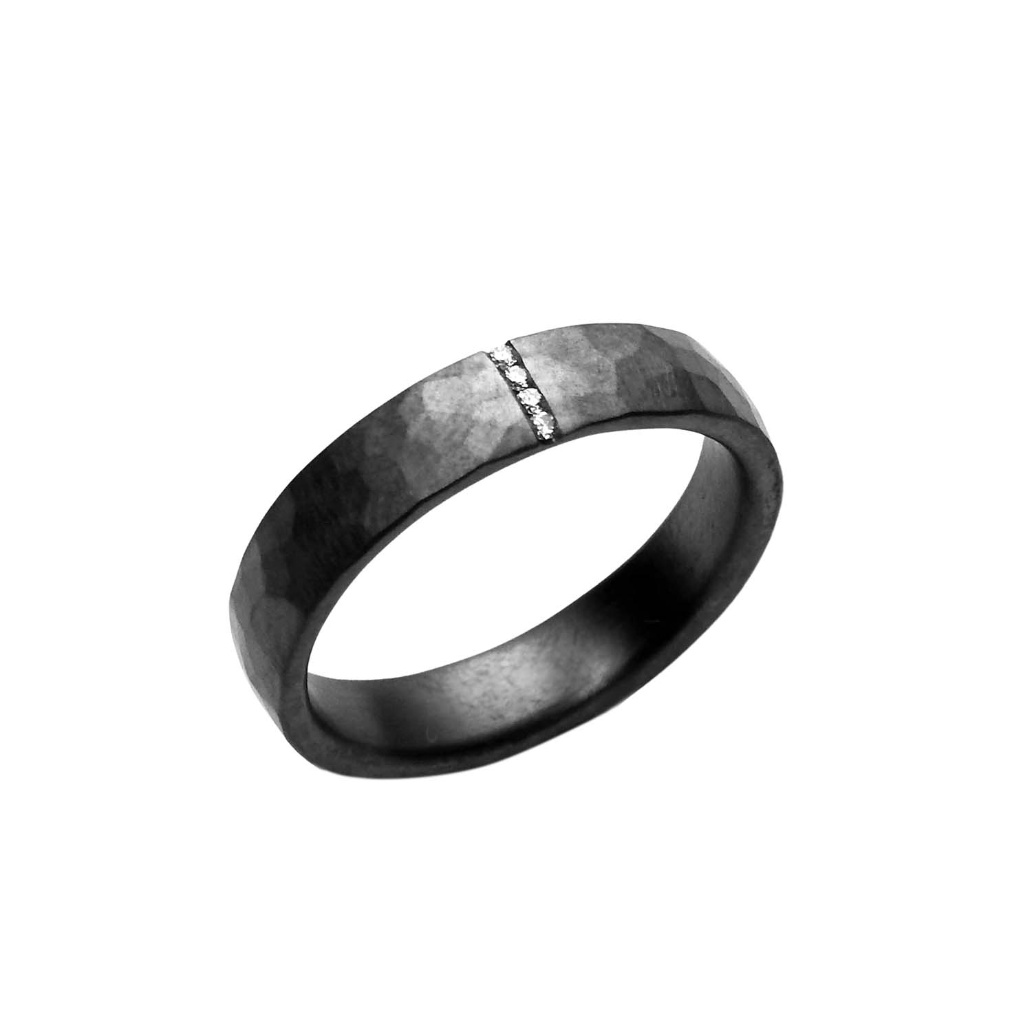 Damenring von Wörner aus Tantal 999/000 mit Brillanten
