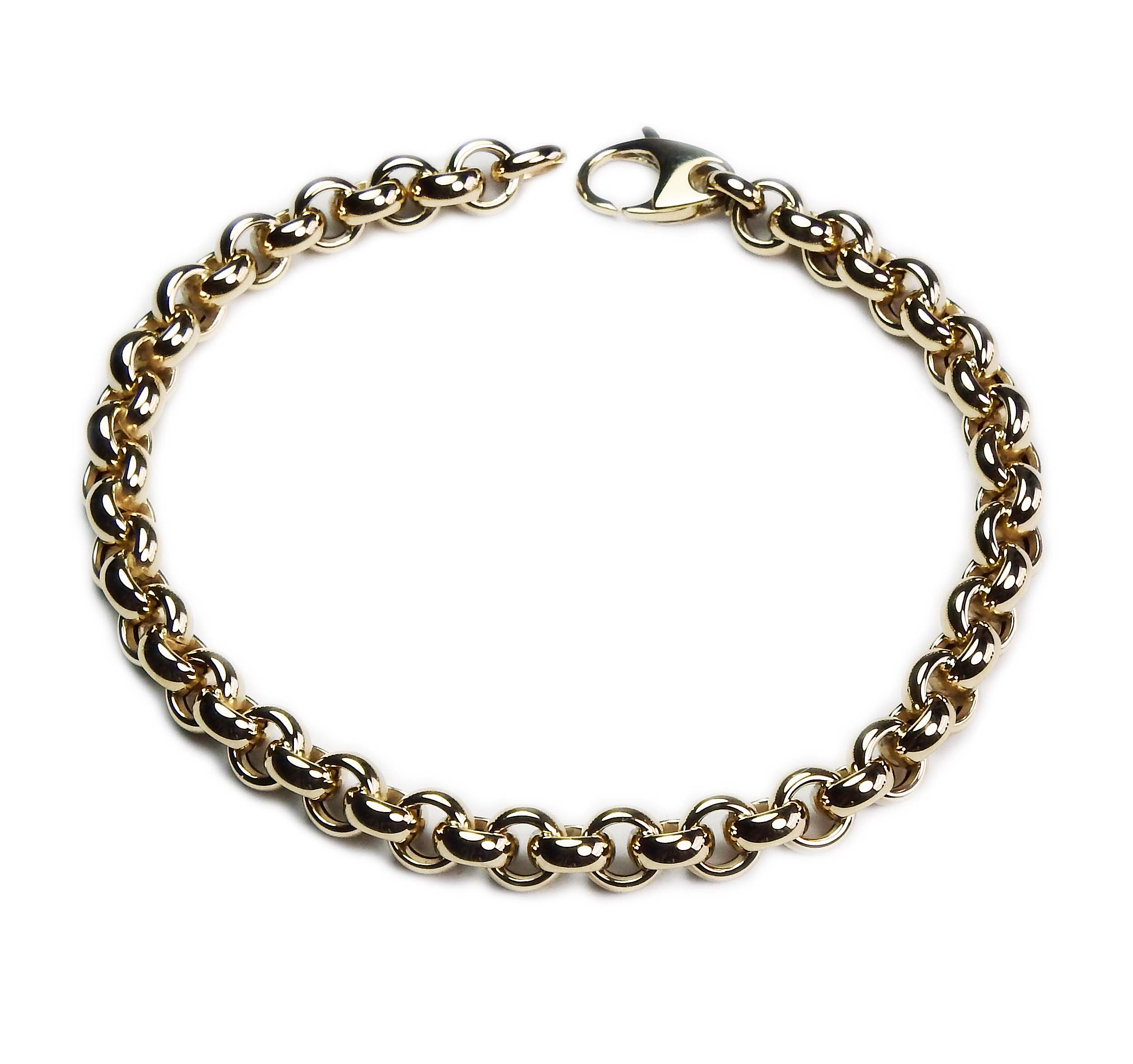 Armband Gelbgold 585/000 Erbsmuster Damenarmband Gold