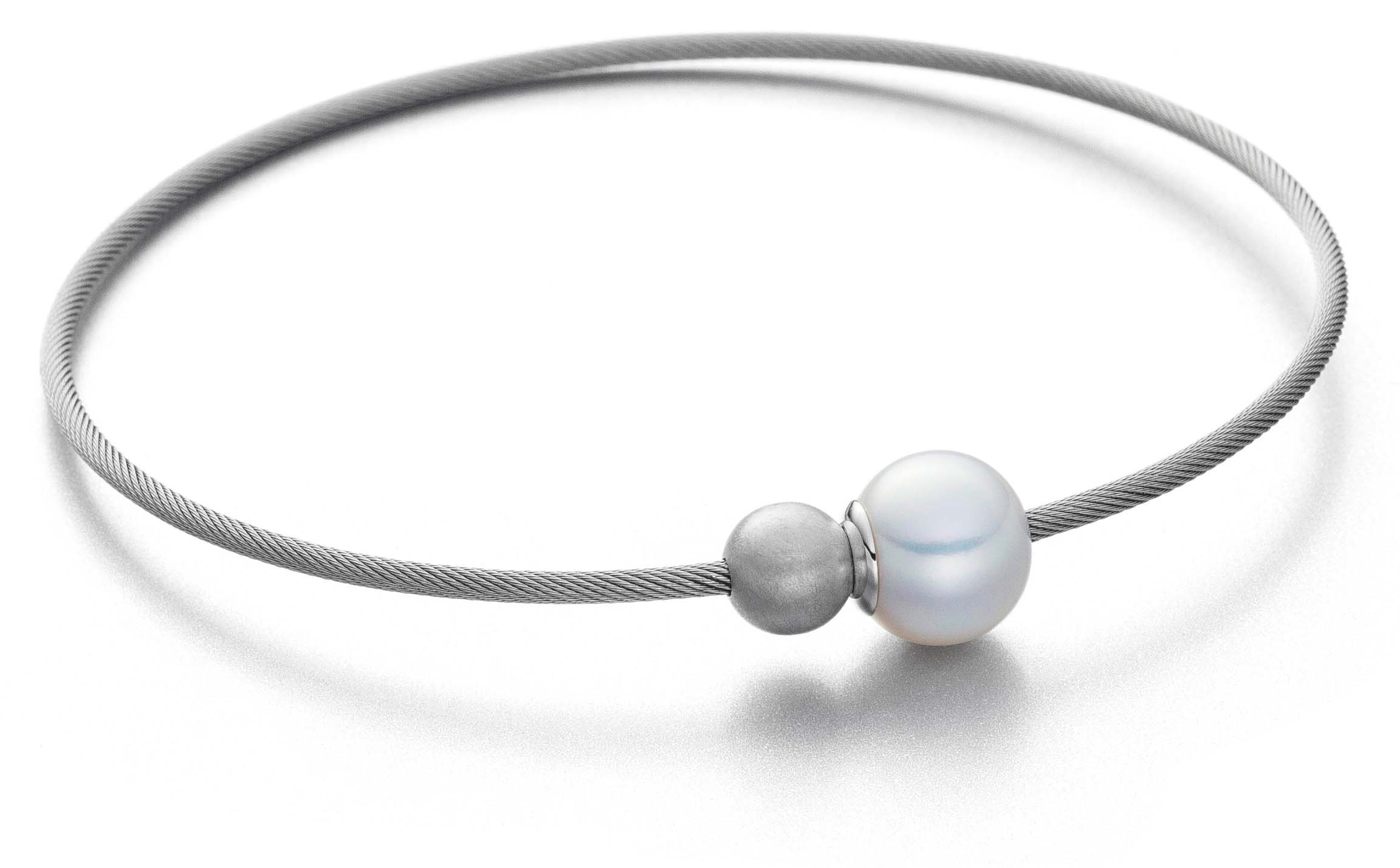 Eva Strepp Armreif Two mit Süßwasserperle 2va