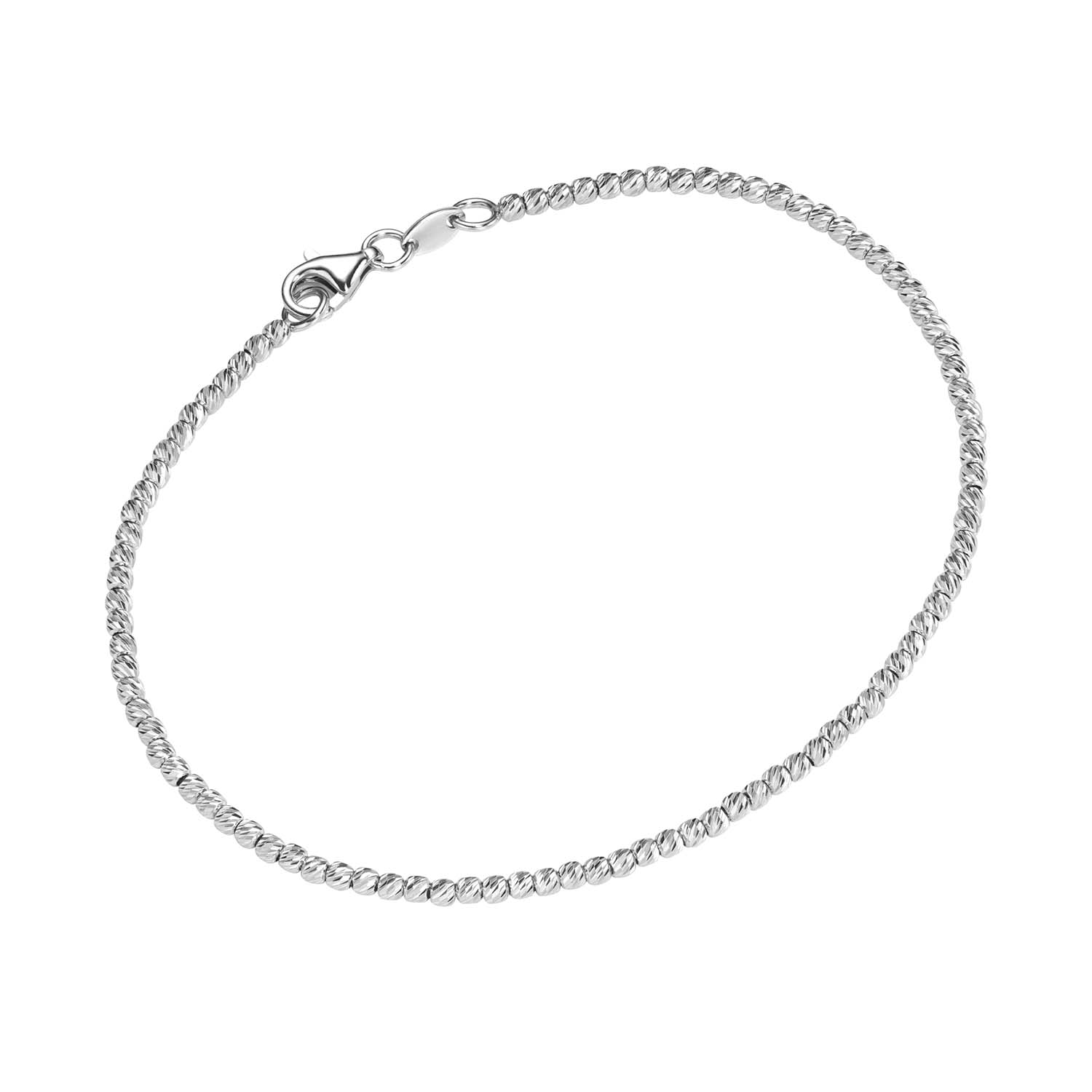 Silver D-Line Armband Sterlingsilber mit Kügelchen