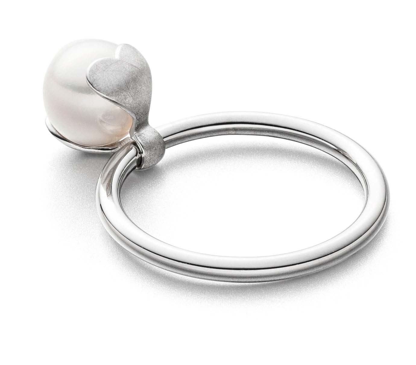 Eva Strepp Perlring Valentin Sterlingsilber val-ag-r