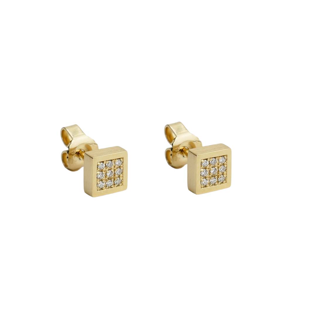 Bunz Ohrstecker Gelbgold 750/000 mit Brillanten