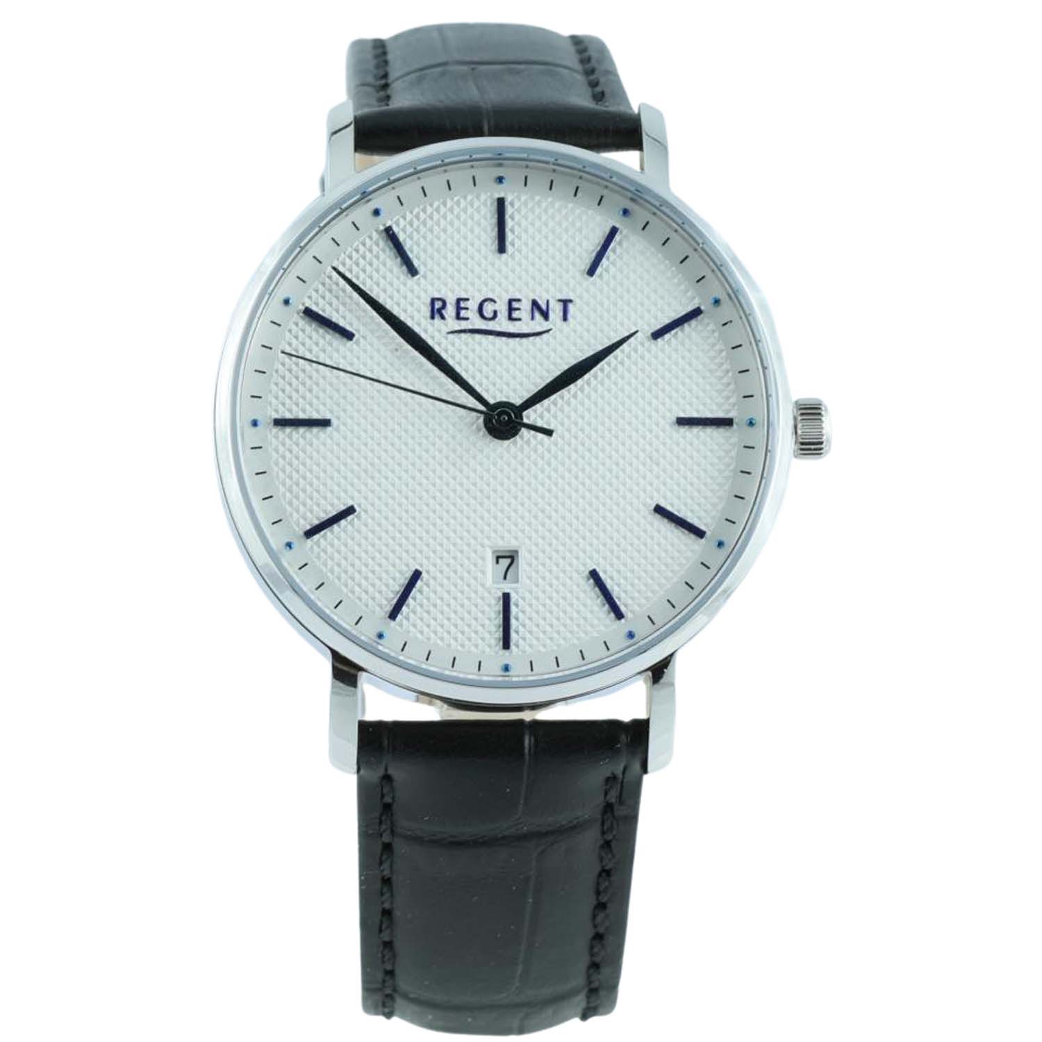 Regent Herrenuhr Automatik mit Datum und Sekundenzeiger