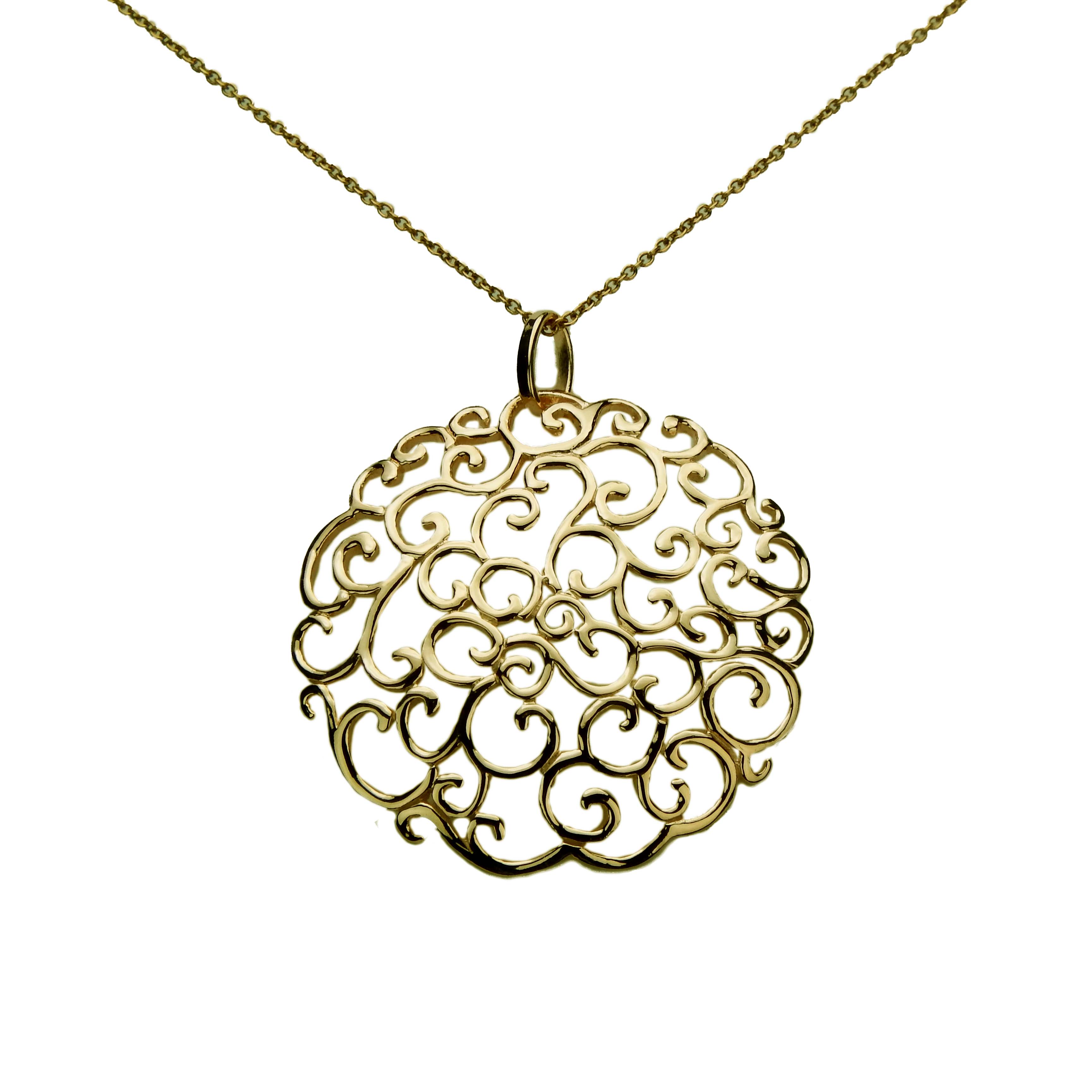 Ratius Anhänger Silber goldplattiert