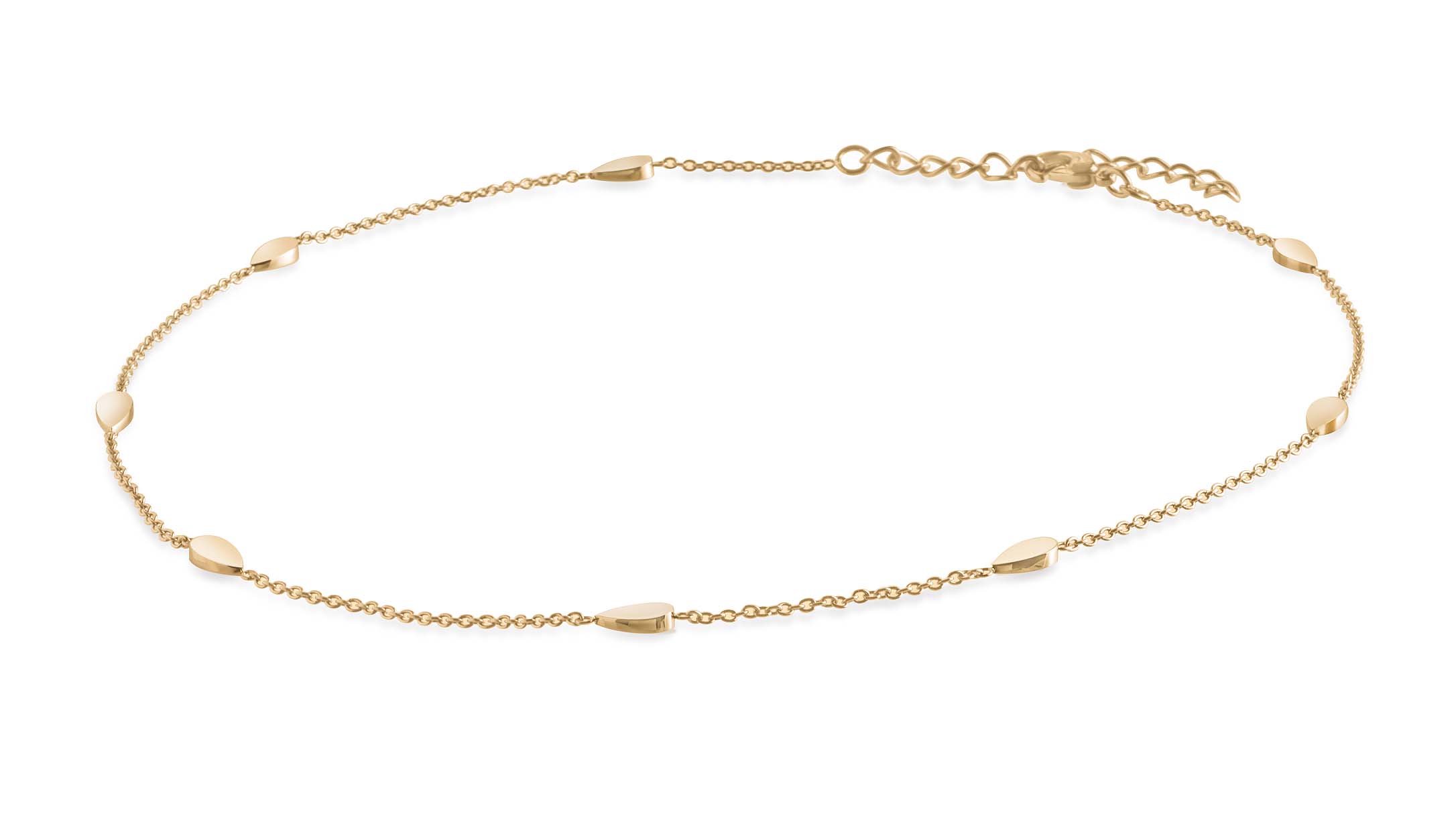 Boccia Kette Titan goldplattiert