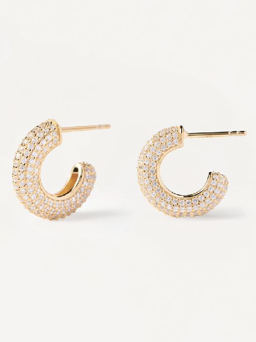 PDPAOLA Creolen King Sterlingsilber vergoldet