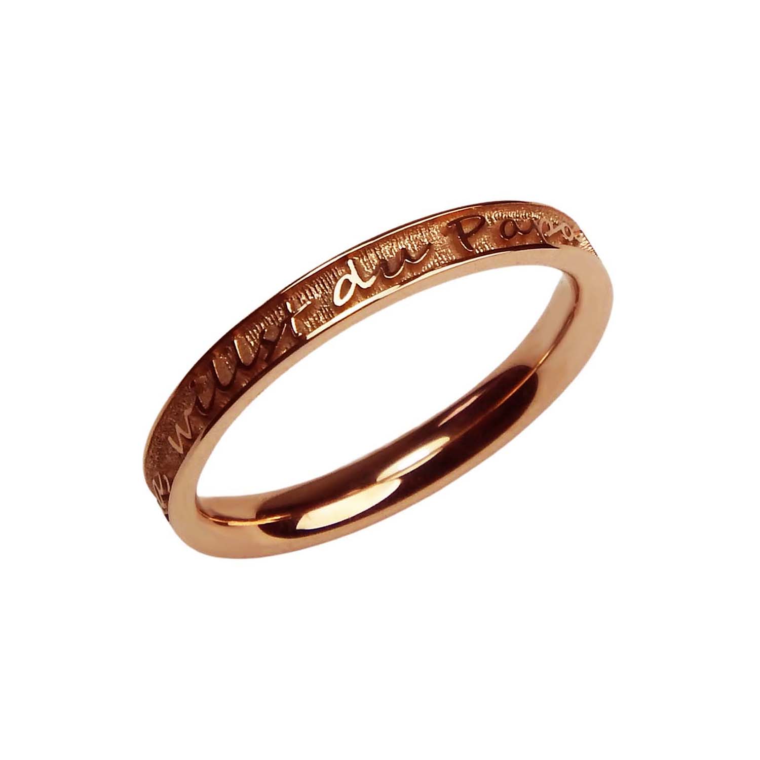 Individualisierbarer Lieblingsring Rotgold