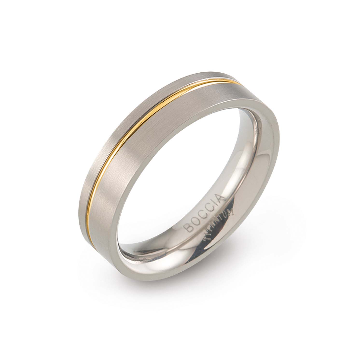 Nickelfreier Boccia Partnerring Titan bicolor