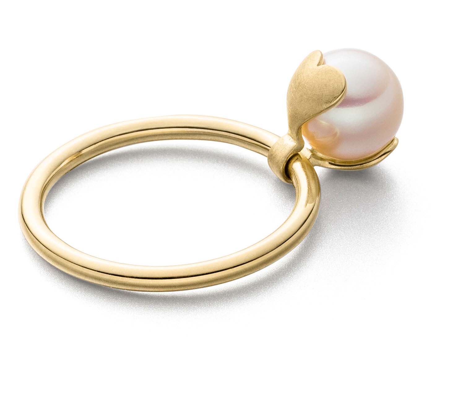 Eva Strepp Perlring Valentin Gelbgold 750/000 val-au-r