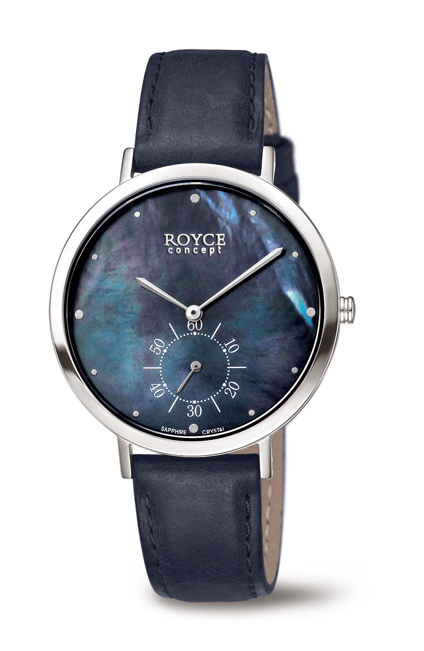 Nickelfreie Boccia Damenuhr Royce Concept Quartz Titan mit Perlmuttblatt