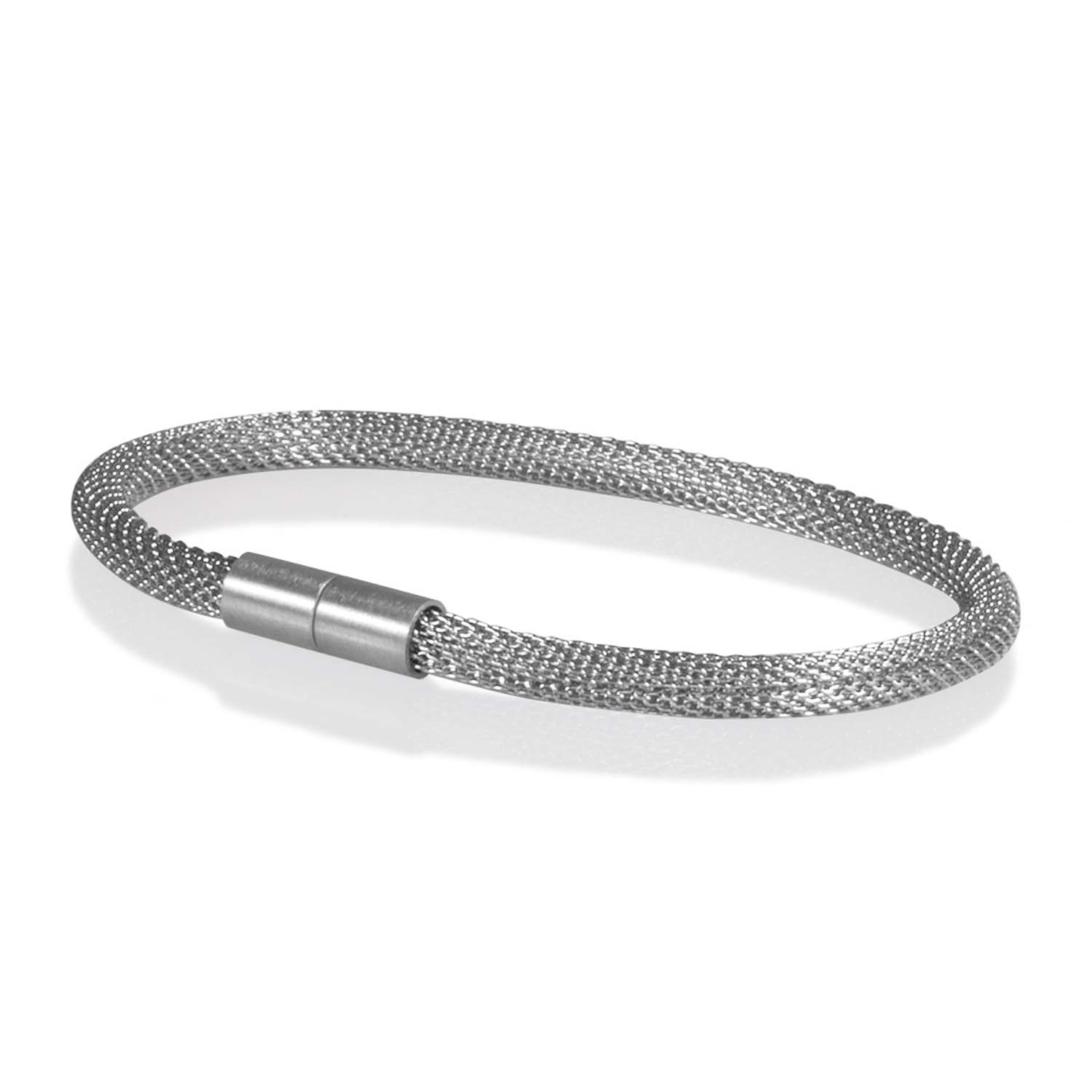 Seemannsgarn-Armband Edelstahl 4 mm