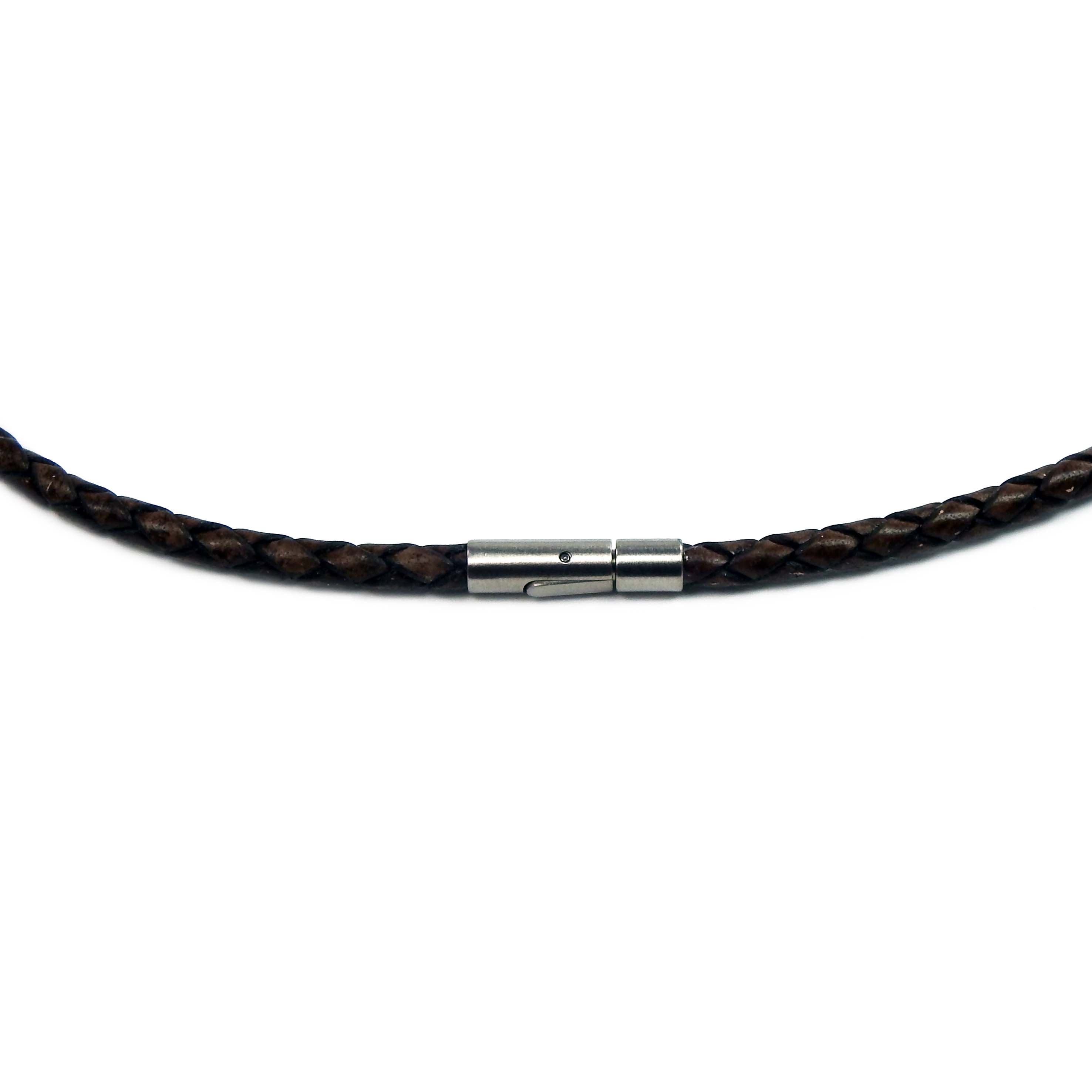 Boccia Schnur Leder mit Titanschließe