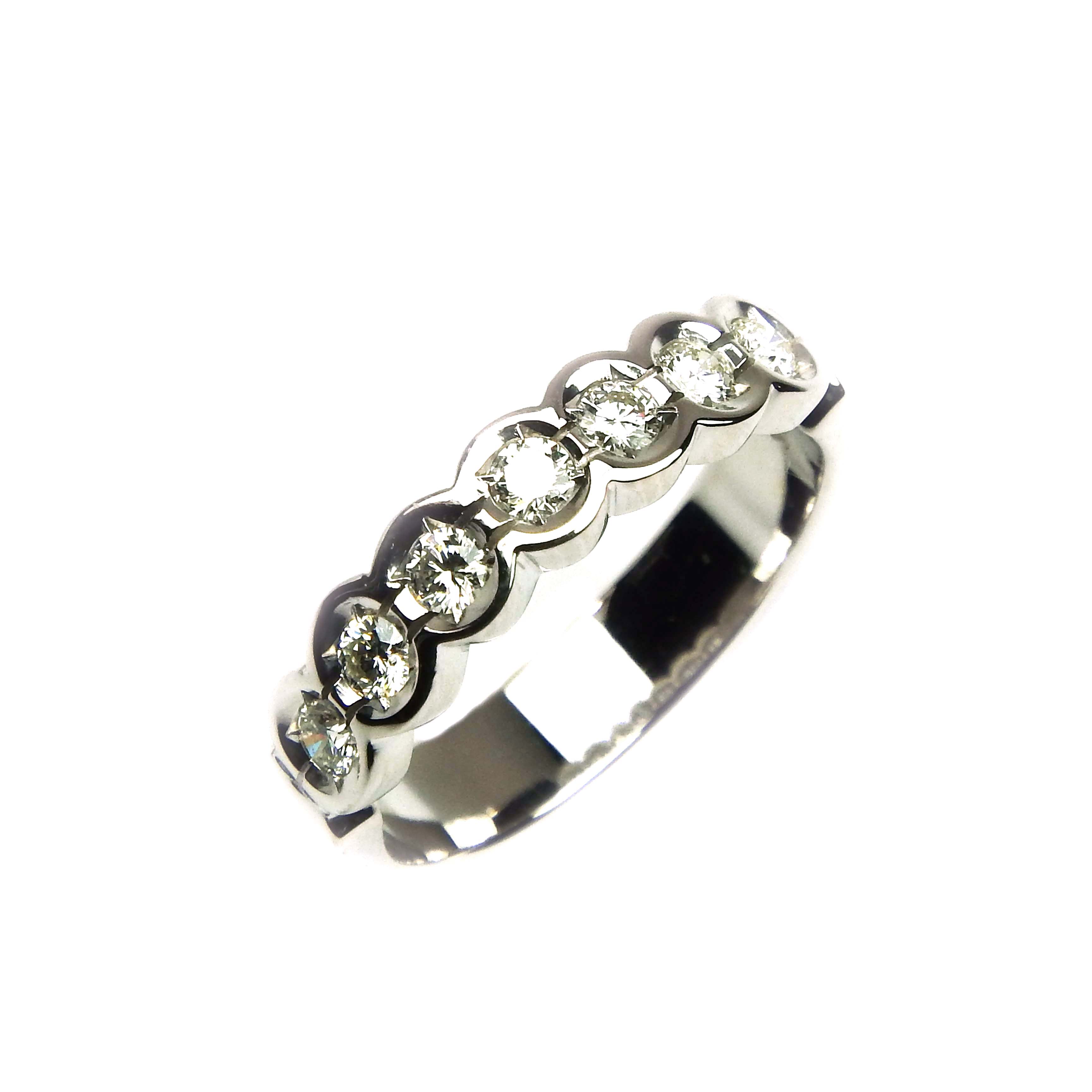 Brillantring Weißgold 585/000 0,70 ct