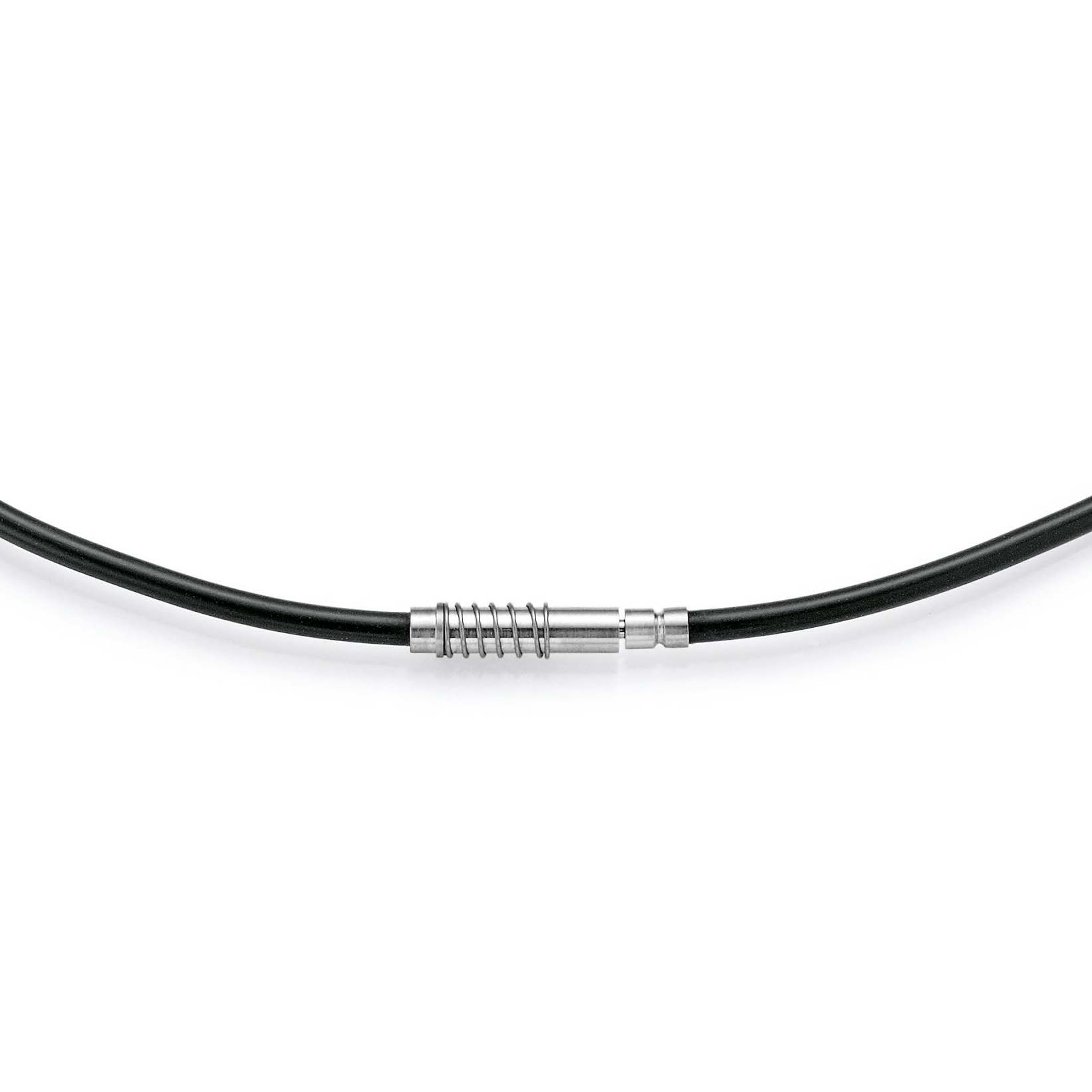 Bunz Halsreif Silikon schwarz 2 mm