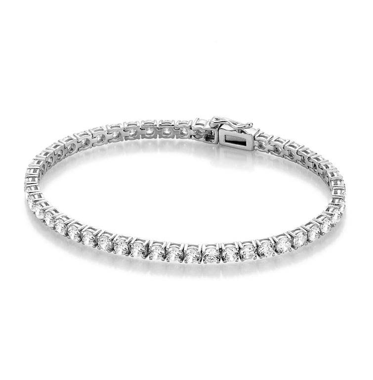 Tennisband Armband für Damen aus Sterlingsilber mit Zirkonia