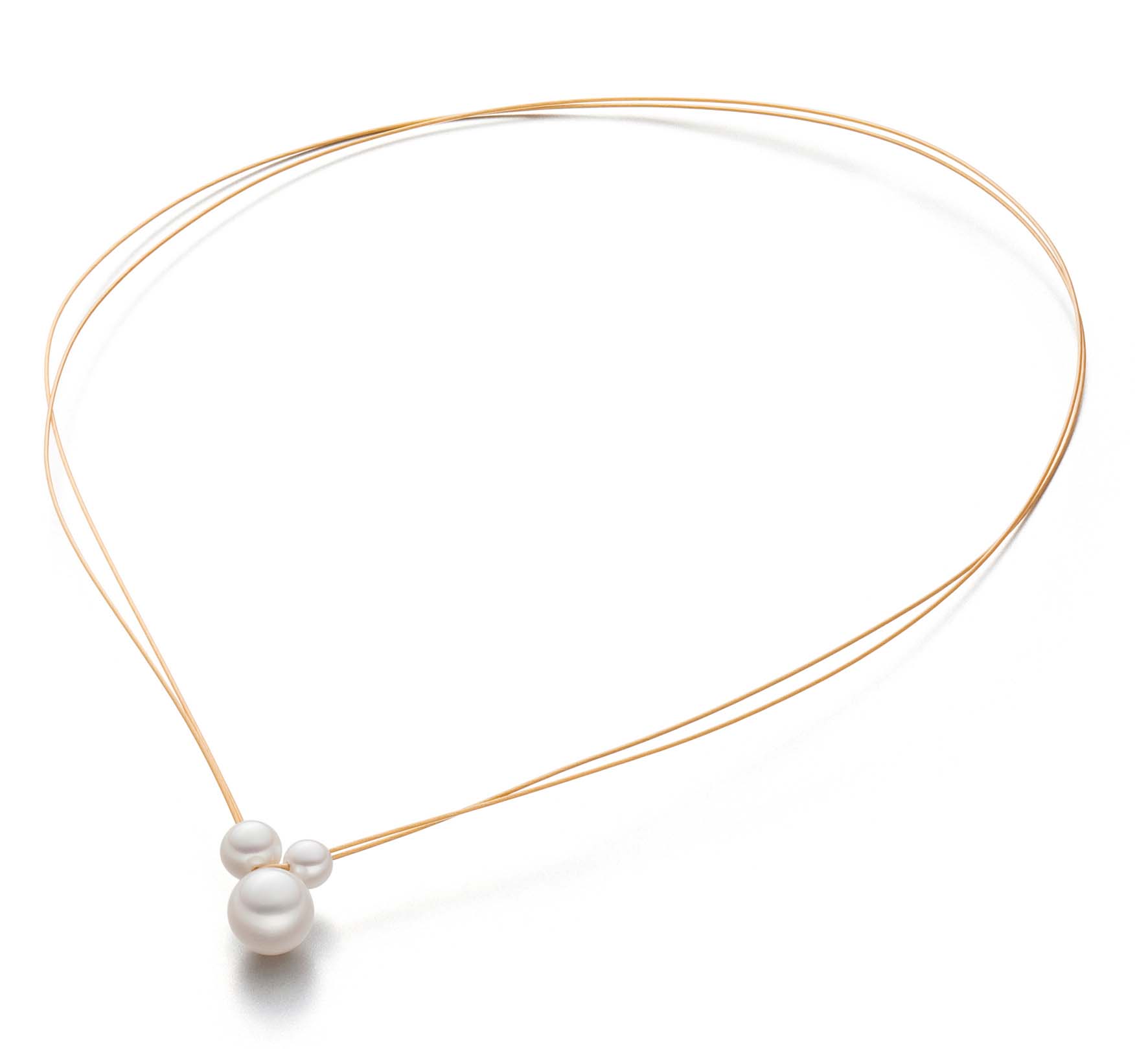 Eva Strepp Collier Trio Gelbgold 750/000 3-au