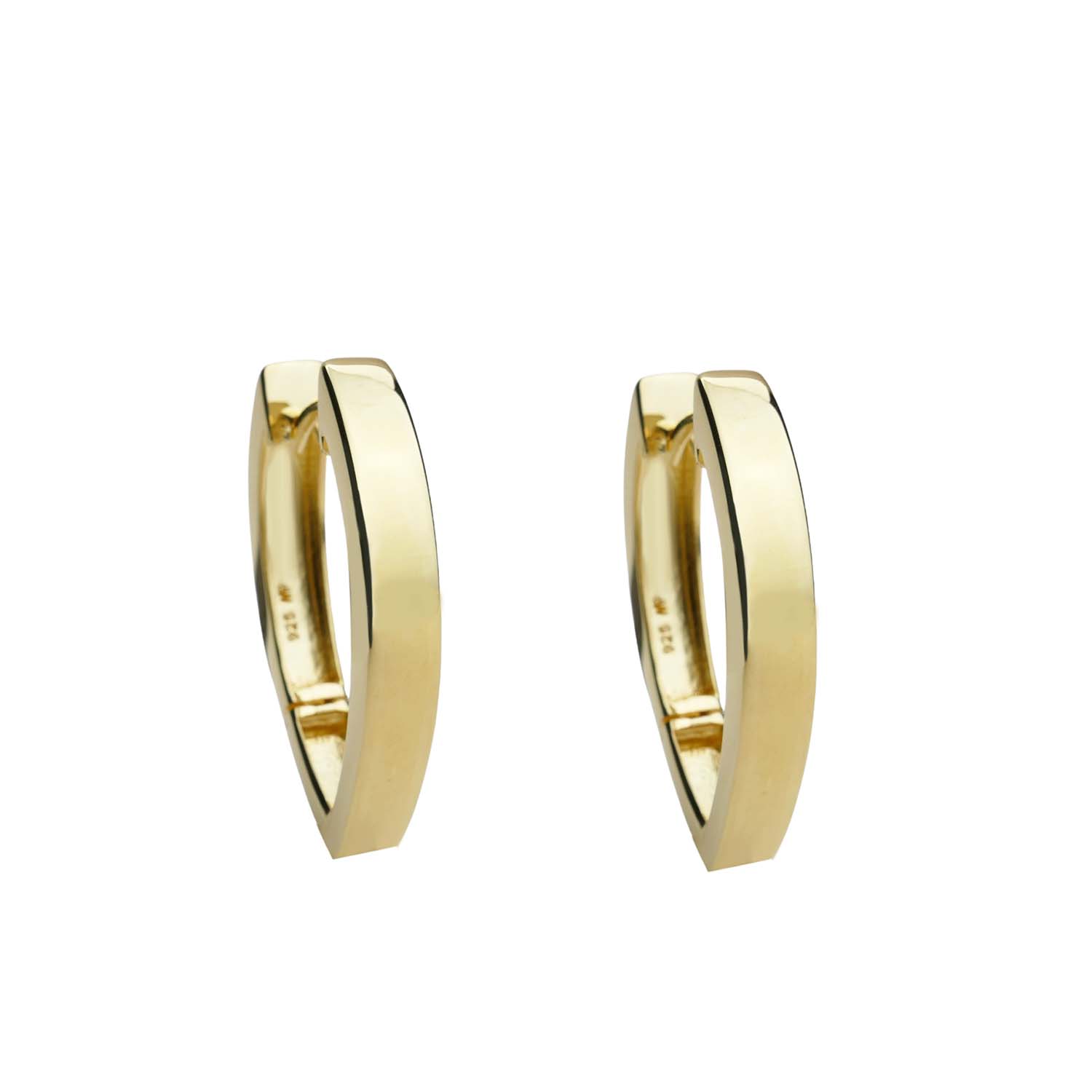 Creolen aus vergoldetem Sterlingsilber