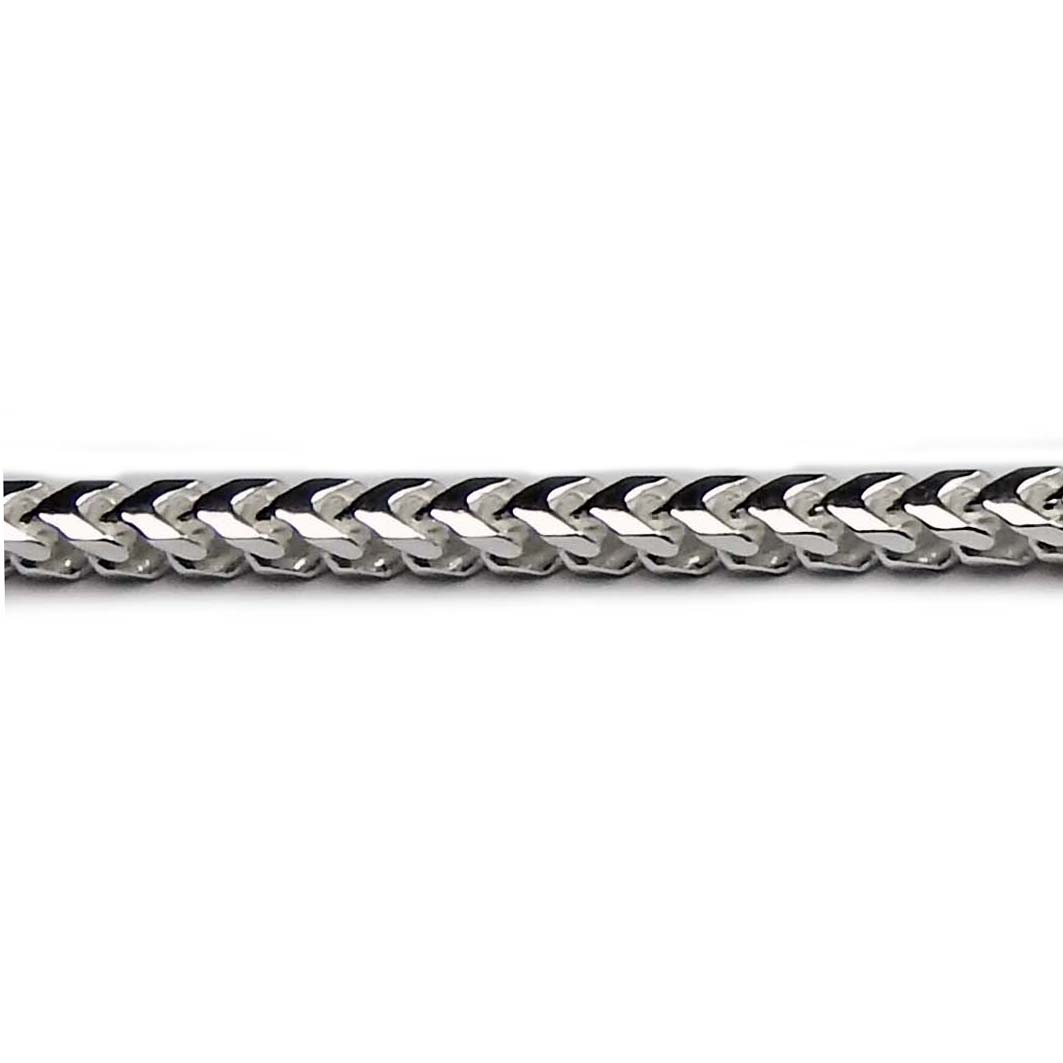 Breite Bingo-Herrenkette aus Sterlingsilber