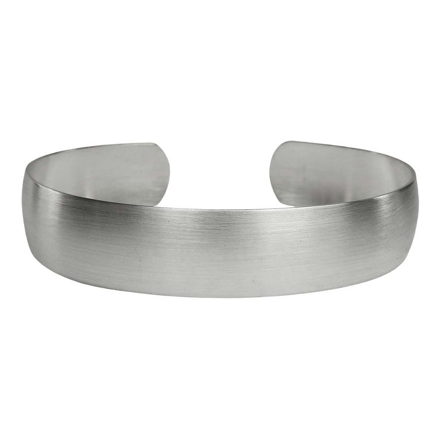 Quinn Armreif Silber Armspange seidenmatte Oberfläche