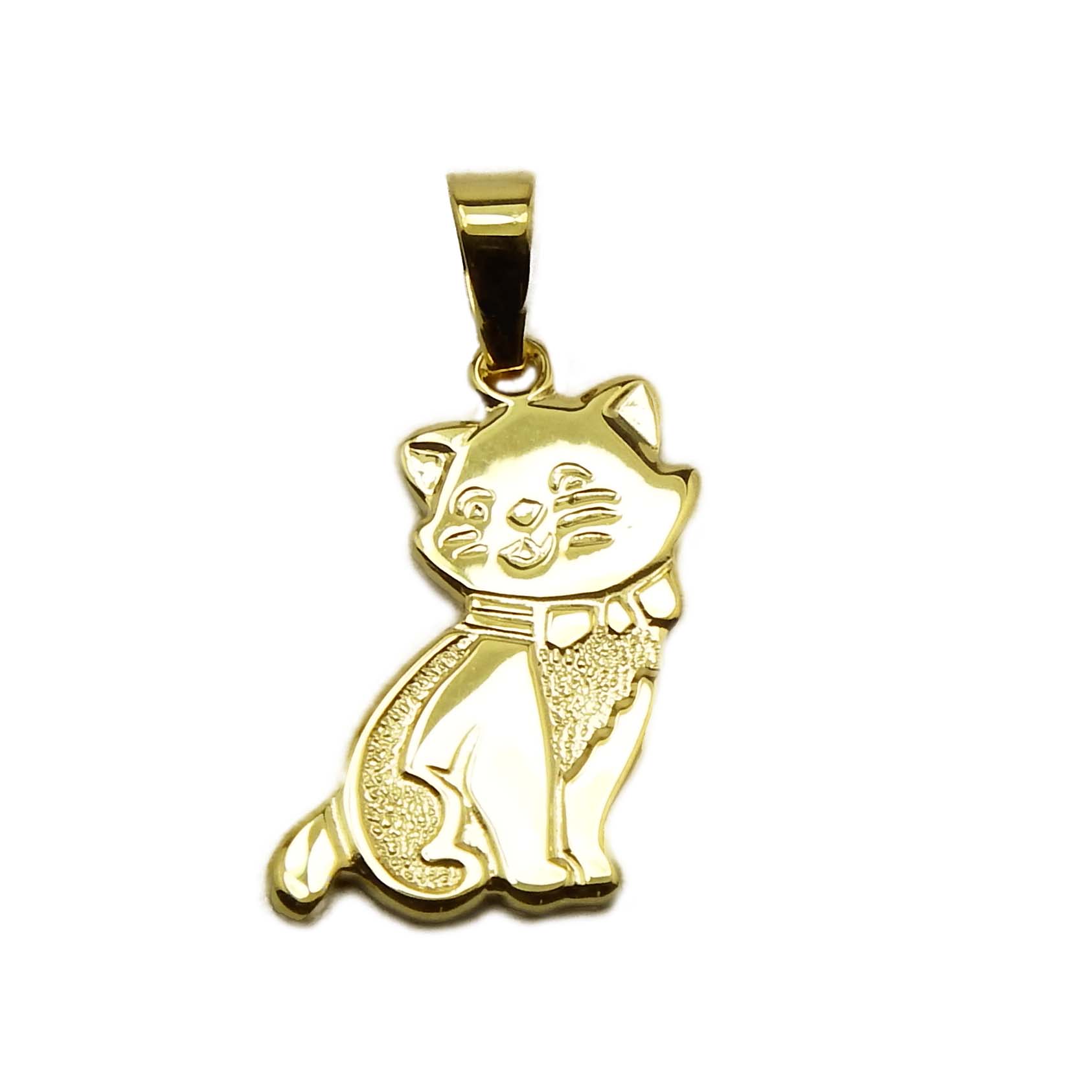 Katzenanhänger Gold 375/000