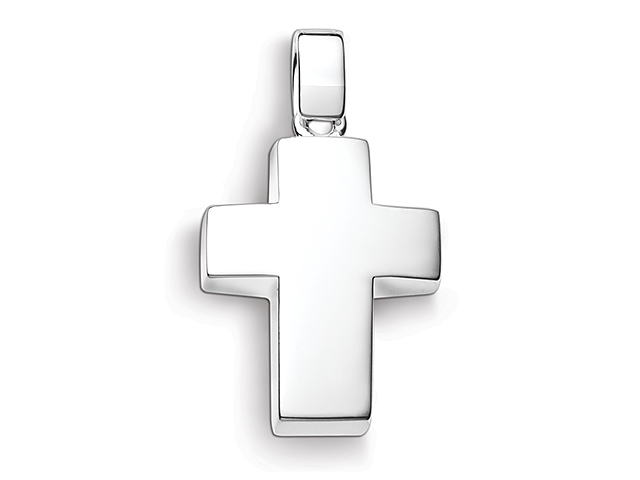 Quinn Kreuz Sterlingsilber massives Silberkreuz