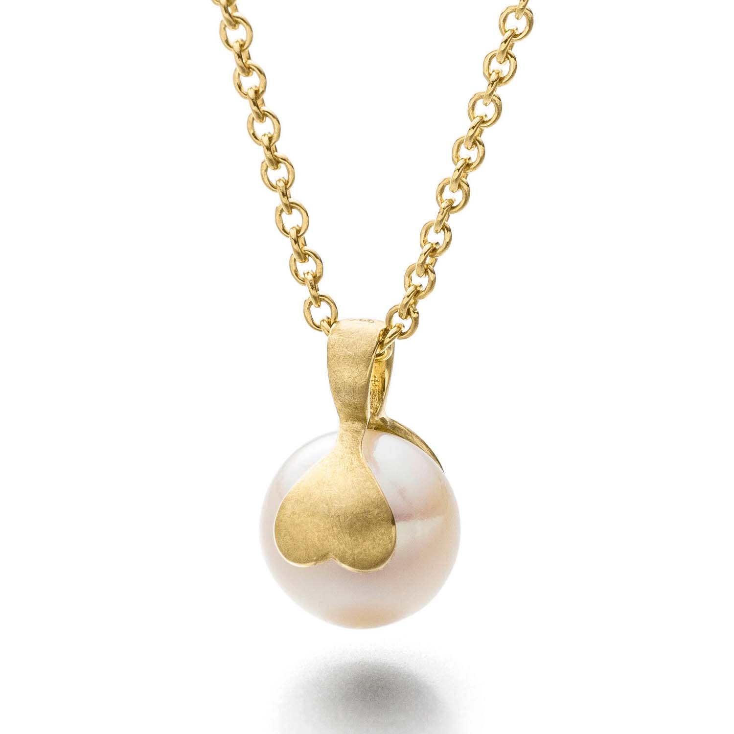 Eva Strepp Perlanhänger Valentin Gelbgold 750/000 val-au-c