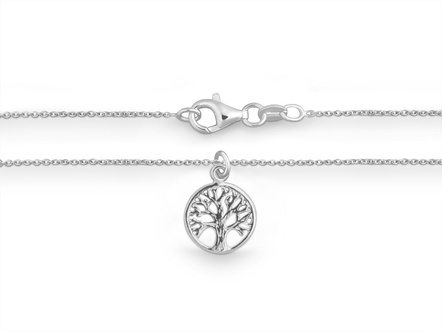 Quinn Anhänger Lebensbaum Silber mit Kette