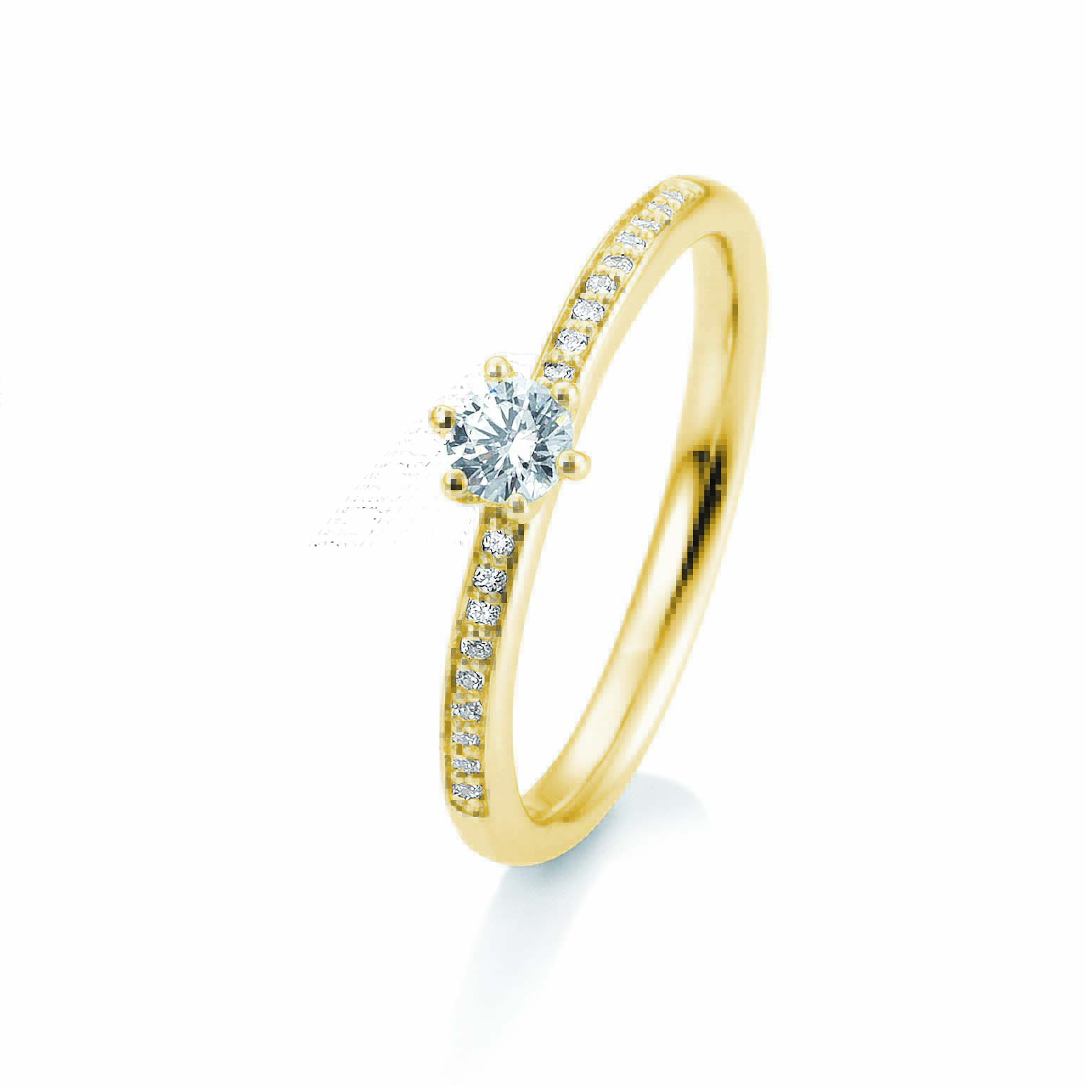 Saint Maurice Verlobungsring Gelbgold 585/000 Brillanten