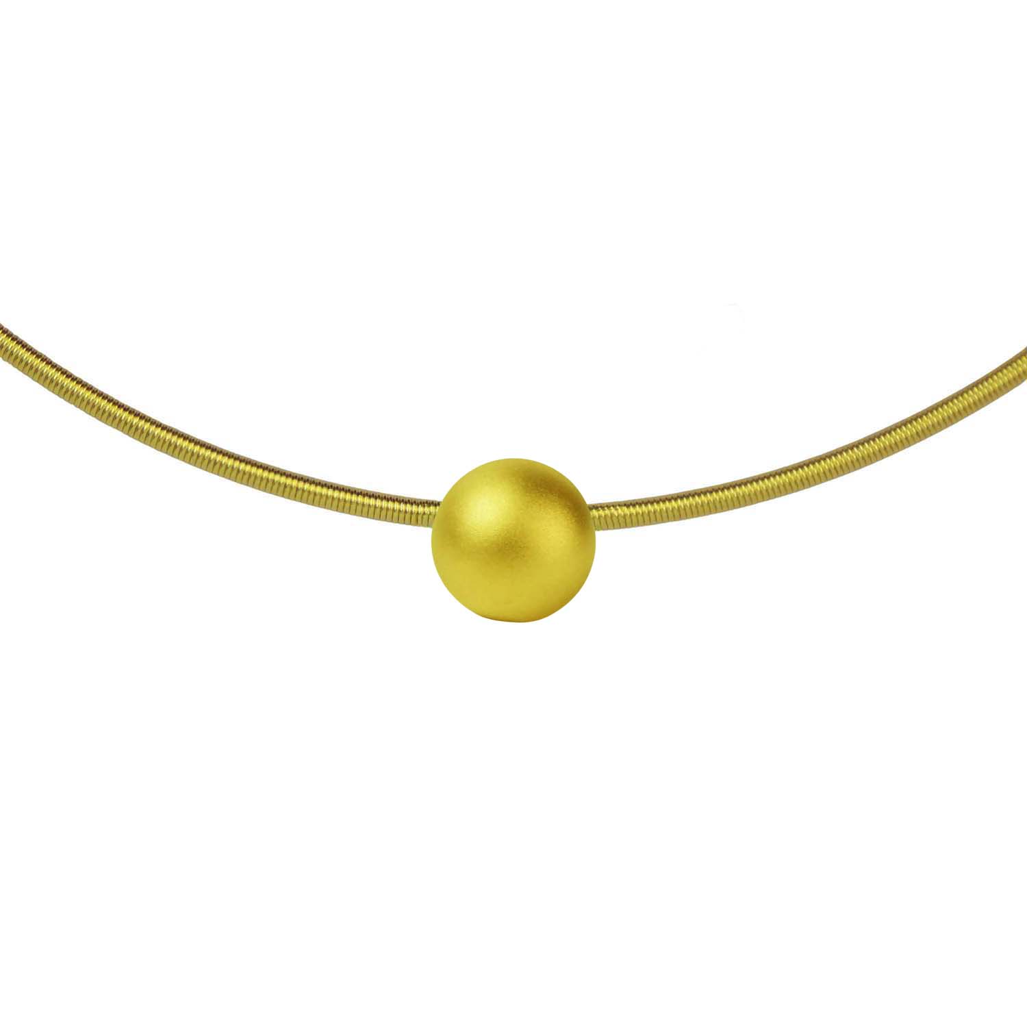 Anhänger Bunz Kugel 6 mm Déco Art by Micha Bunz Gelbgold 750/000