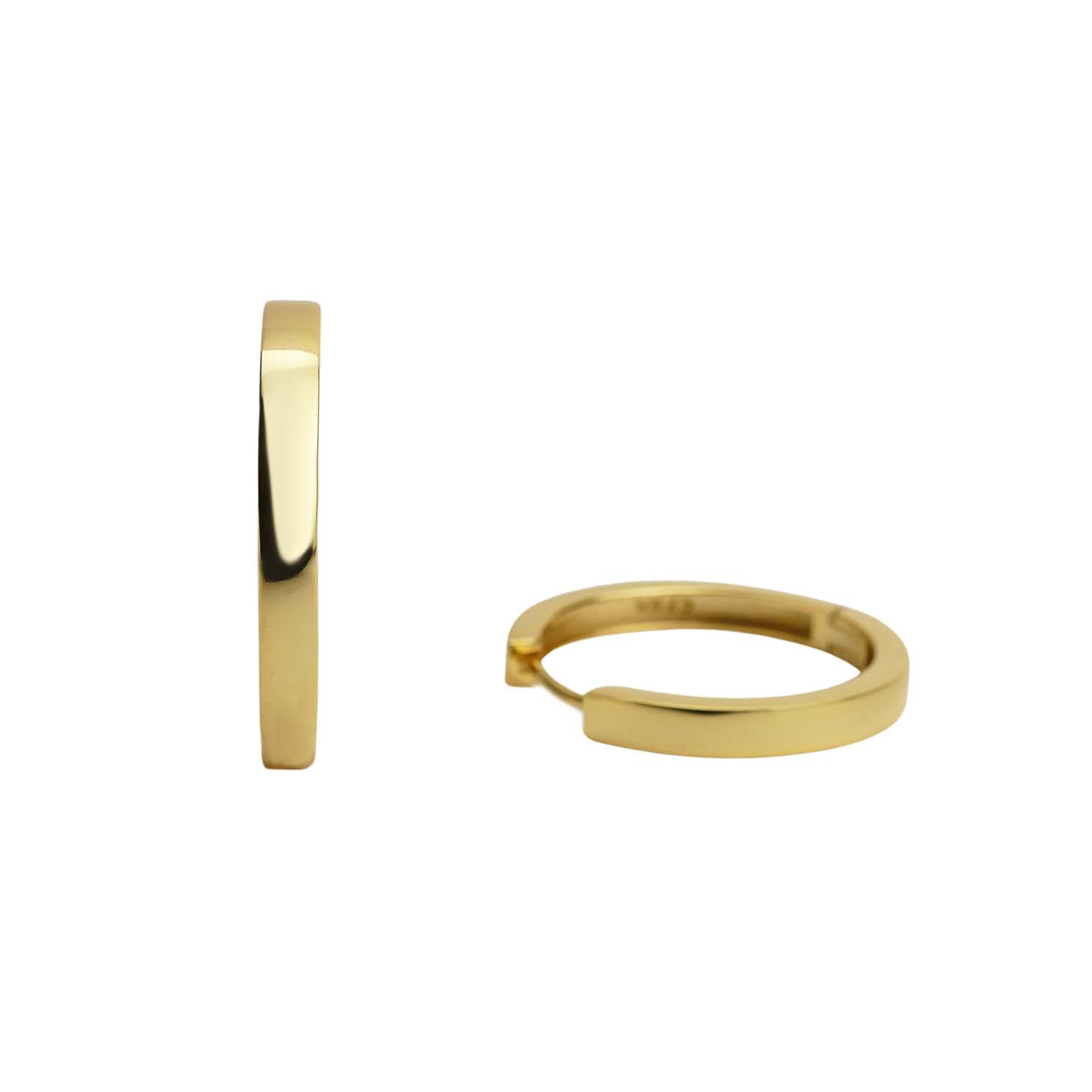 Creolen aus vergoldetem Sterlingsilber