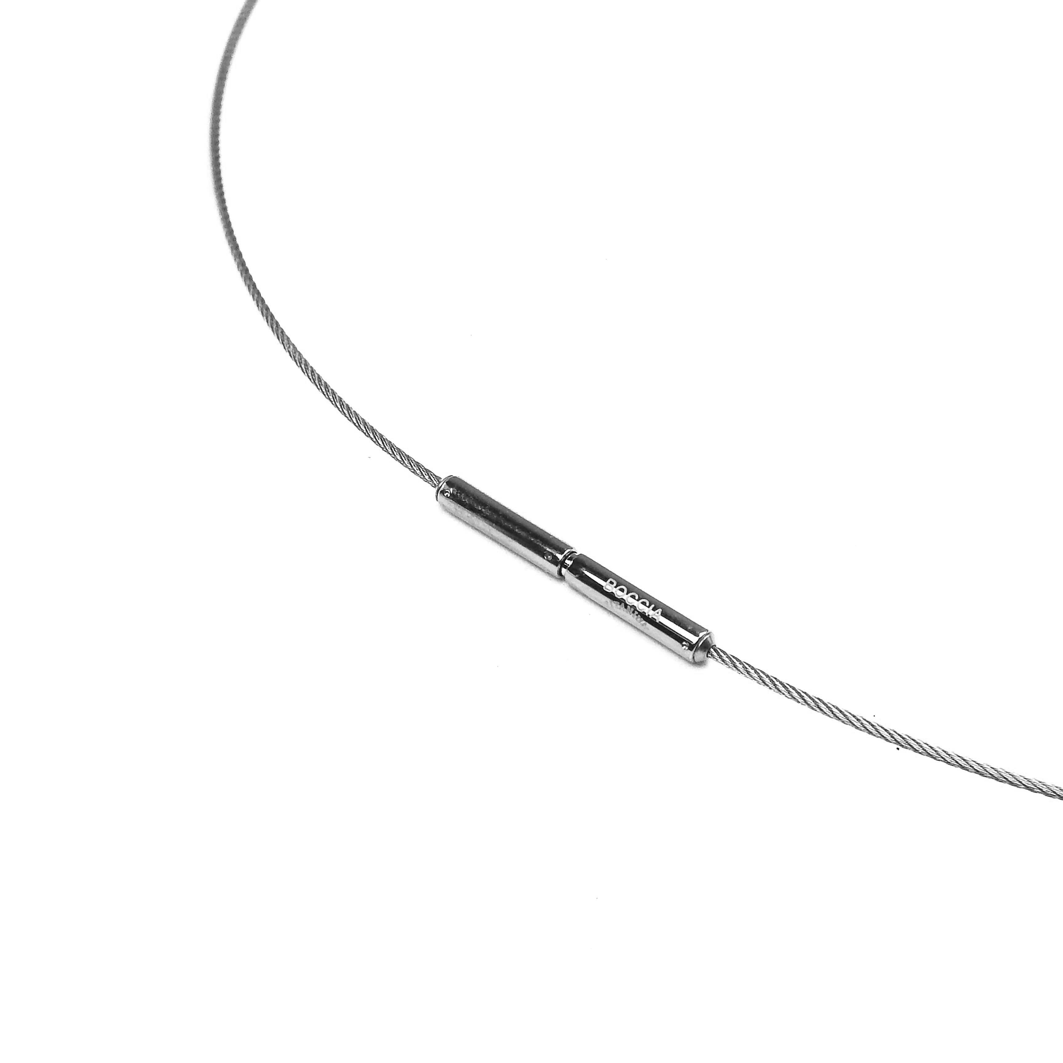 Boccia Halsreif Edelstahl mit Titanverschluss